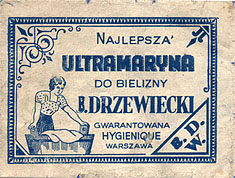 Ultramaryna do bielizny B. Drzewieckiego